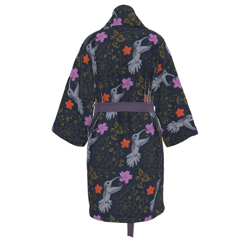 Peignoir Kimono leaves in the Gloom